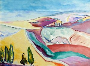 COLORED HILLSIDE